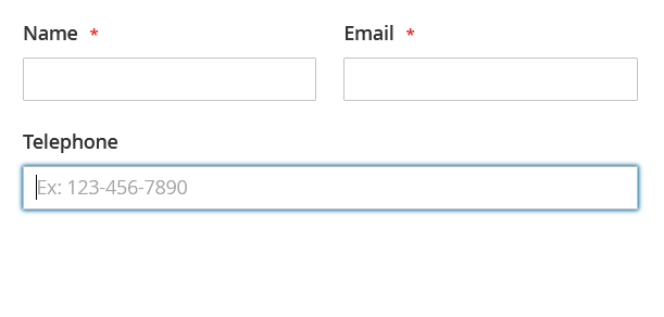 Form validation