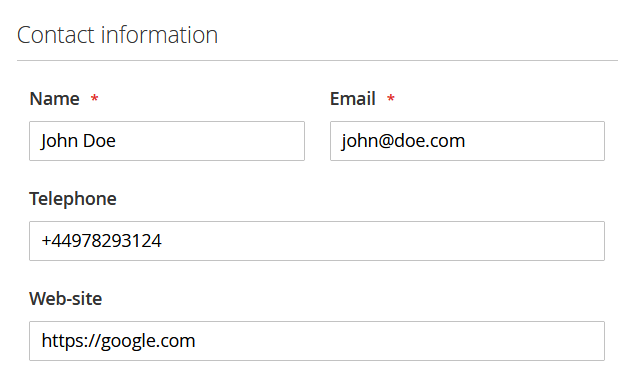 Prefill customer data