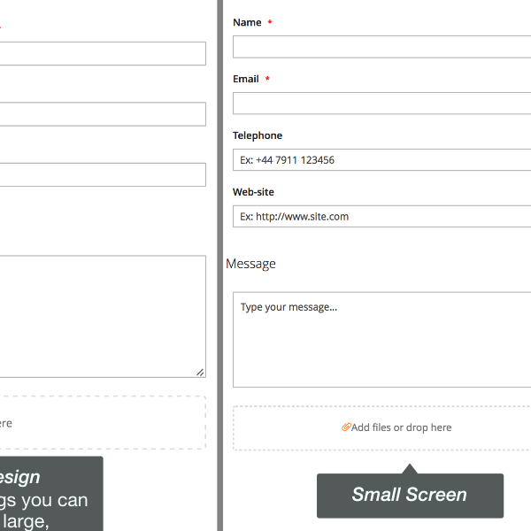 Responsive forms